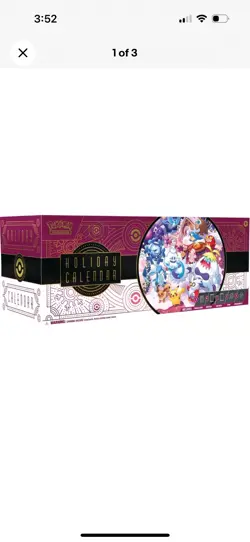 2025 Pokemon TCG Holiday Advent Calendar Box New Sealed - Image 1