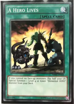 Yu-Gi-Oh! TCG A Hero Lives SDHS-EN026 Common Unlimited Edition Near Mint - Image 1