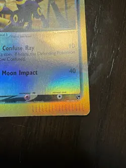 Pokemon Umbreon 24/100 Sandstorm Reverse Holo Card MP Rare Vintage TCG - Image 3