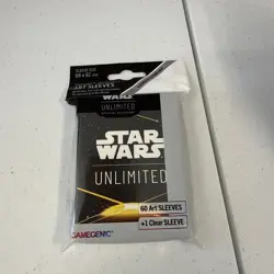 Star Wars: Unlimited Art Sleeve Card Back Yellow Gamegenic - Image 1