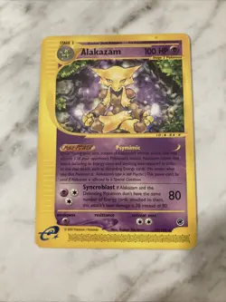 Alakazam 33/165 Pokemon Card TCG Expedition Non Holo Rare MP - Image 1