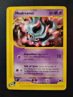 Misdreavus 39/144 Skyridge Non-Holo 2003 WOTC Vintage E-reader Pokemon Card LP - Image 1