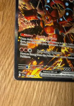 Pokemon TCG Volcanion EX Full Art Card 182/159 Journey Together Mint Condition - Image 4