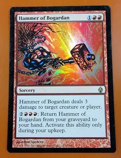 1x Hammer of Bogardan | FOIL | PDS Fire and Lightning | MTG Magic Cards - Image 1