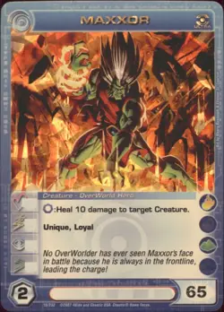 (CDP-015-5E-65) Maxxor (Energy 65) (UR) Chaotic Premium Pack Foil Card - Image 1