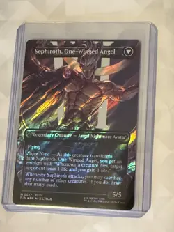 Sephiroth, Fabled SOLDIER (Borderless) (Surge Foil) Final Fantasy MTG Magic - Image 1