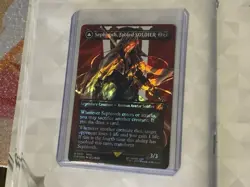 Sephiroth, Fabled SOLDIER (Borderless) (Surge Foil) Final Fantasy MTG Magic - Image 3
