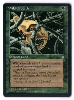 Wild Growth LP* Ice Age ENGLISH intage mtg -UnltdCards - Image 1