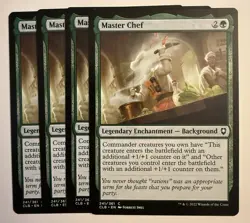 MASTER CHEF x4 mtg NM-M Commander Legends Baldurs Gate 4 Common Playset 4x - Image 1