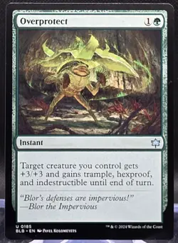 Overprotect #185 Bloomburrow Regular Uncommon - Image 1