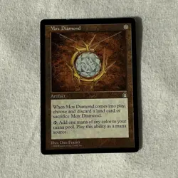 MTG Mox Diamond - Magic the Gathering DAMAGED - SEE PICTURES AND DESCRIPTION - Image 1