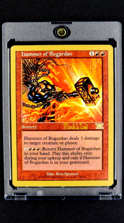 1999 Magic The Gathering World Champion Mark Le Pine Hammer of Bogardan Tokyo - Image 2