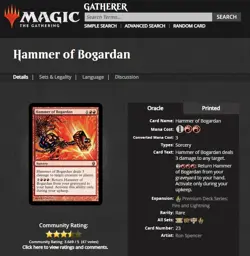 1999 Magic The Gathering World Champion Mark Le Pine Hammer of Bogardan Tokyo - Image 4