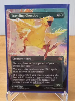 Traveling Chocobo (Borderless) #406 Final Fantasy Regular - Image 1