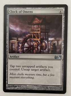 1x Clock of Omens Core Set 2013 MTG Magic the Gathering NM - Image 1
