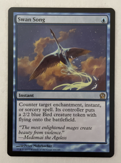 1x Swan Song Theros MTG Magic the Gathering LP - Image 1