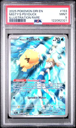 2025 Pokemon S&V Destined Rivals Misty's Psyduck #193/182 PSA 9 - Image 1