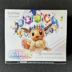 POKEMON CENTER Prismatic Evolutions Elite Trainer Box ETB | SEALED & NEW ✅ - Image 1