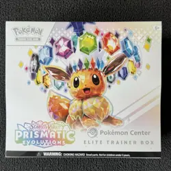 POKEMON CENTER Prismatic Evolutions Elite Trainer Box ETB | SEALED & NEW ✅ - Image 5