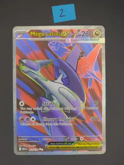 Pokemon TCG Mega Latias ex 163/132 Full Art Ultra Rare Mega Evolutions - Image 1