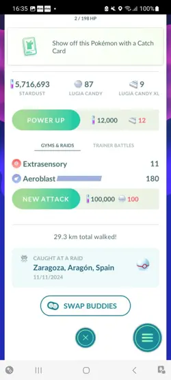 Pokemon Go Legendary Shiny Lugia ( High CP ) - Image 2