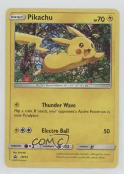 Pikachu (Sequin Holo - General Mills Sun & Moon) Pokemon Black Star Promo #SM04 - Image 1