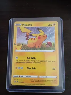 Pokemon Pikachu SWSH039 Black Star Promo Holo General Mills - Image 1