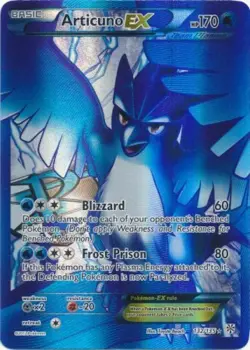 Articuno-EX - 132/135 - Full Art Ultra Rare LP, English Pokemon Plasma Storm - Image 1