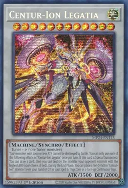 Yugioh! Centur-Ion Legatia - MP24-EN145 - Prismatic Secret Rare - 1st Edition Ne - Image 1