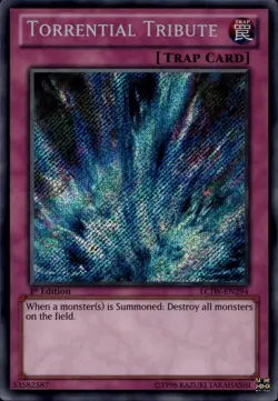 Torrential Tribute EU 1st Ed Secret Rare LCJW-EN294 Yu-Gi-Oh! - Image 1