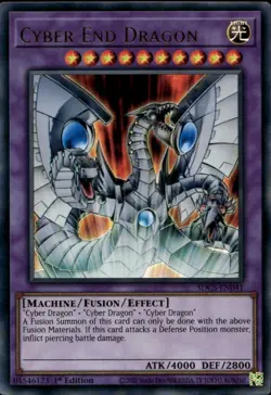 Cyber End Dragon 1st Ultra Rare SDCS-EN041 Yu-Gi-Oh! - Image 1
