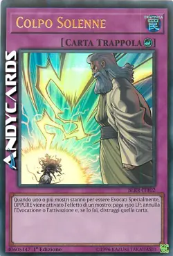 COLPO SOLENNE • (Solemn Strike) • Ultra R • BLRR IT102 • 1Ed • Yugioh! ANDYCARDS - Image 1