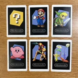 🎮Nintendo 3DS Mario Link Kirby Metroid Samus Aran Pikmin Super Smash Bros Cards - Image 1