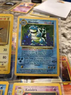 1999 Vintage Blastoise Holo-Rare Shadowless Base Set Pokemon TCG Card 2/102 - Image 1
