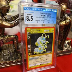 CGC 8.5 MINT Metazoo Nightfall 1st Edition Garson Invader Promo Holo Card - Image 2