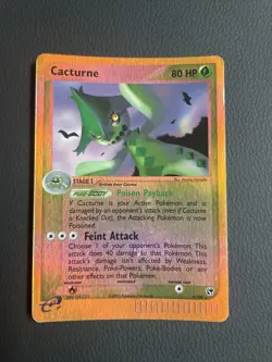 Cacturne 2/100 Reverse Holo Rare EX Sandstorm Pokemon Card LP - Image 1