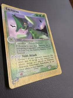 Cacturne 2/100 Reverse Holo Rare EX Sandstorm Pokemon Card LP - Image 2