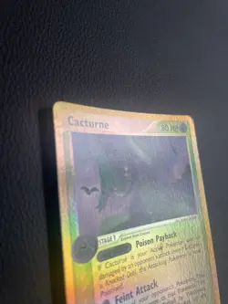 Cacturne 2/100 Reverse Holo Rare EX Sandstorm Pokemon Card LP - Image 3