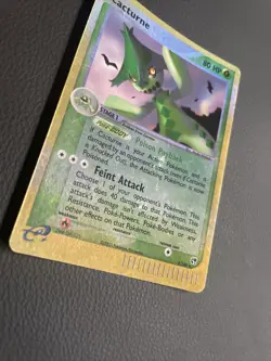 Cacturne 2/100 Reverse Holo Rare EX Sandstorm Pokemon Card LP - Image 4