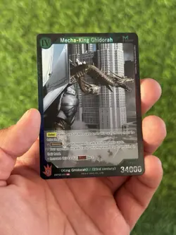 Godzilla Card Game Mecha-King Ghidorah EBP02-050 SR - G: Monsters Raid Again - Image 1
