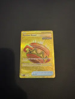 Pokemon Card Earthen Vessel 096/064 Hyper Rare Shrouded Fable Gold Trainer - Image 1
