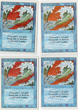 Revised 3rd Edtion MTG Playset Blue Elemental Blast Magic - Image 1