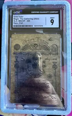 Magic the gathering MTG Grim Tutor - 365 - Foil Secret Lair Cgc Graded 9 Mint - Image 1