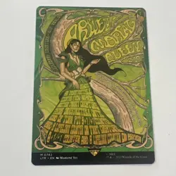 MTG Arwen, Mortal Queen Borderless Poster Universes Beyond The Lord of The Rings - Image 1
