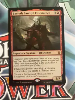 Baeloth Barrityl, Entertainer Commander Legends: Battle for Baldur's Gate Foil - Image 1