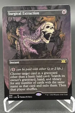 Surgical Extraction (Borderless, Regular, #356, NM) Double Masters 2022 (2X2) - Image 3