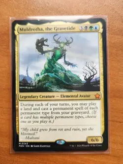 Magic MTG Muldrotha, the Gravetide 0243 Regular Mythic - NM condition - Image 1