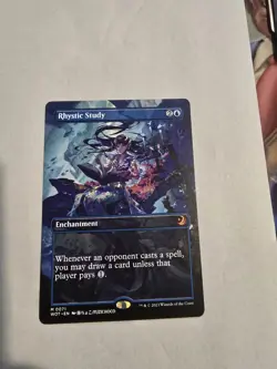 Rhystic Study (Anime Borderless) Wilds of Eldraine: Enchanting Tales Regular - Image 1