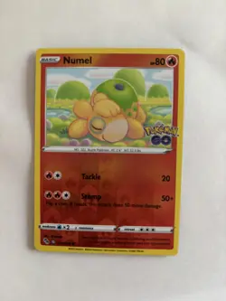 Pokemon 13/78 Pokemon Go Numel Reverse Holo Mint - Image 1