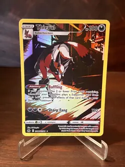 Thievul GG17/GG70 Crown Zenith: Galarian Gallery Holo Pokemon TCG NM/M - Image 1
